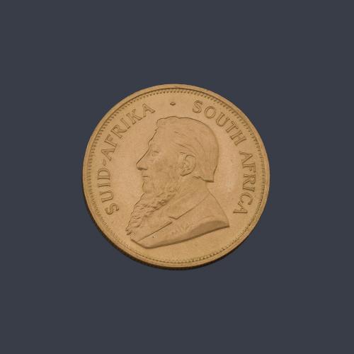  Moneda Krugerrand South África en oro de 22 K.