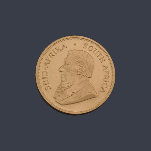  Moneda Krugerrand South África en oro de 22 K.