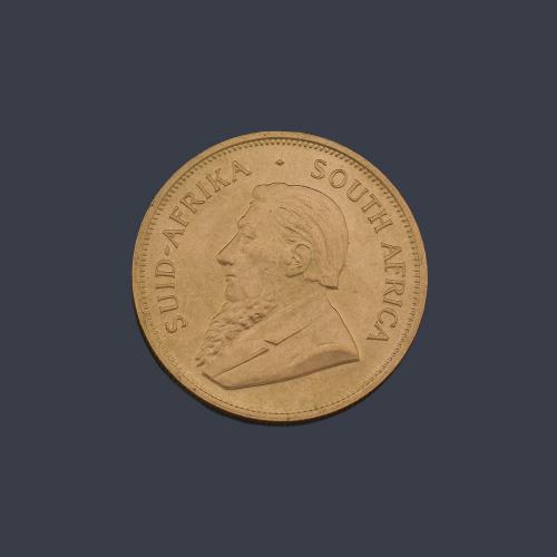  Moneda Krugerrand South África en oro de 22 K.