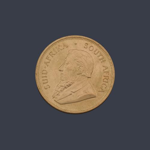  Moneda Krugerrand South África en oro de 22 K.