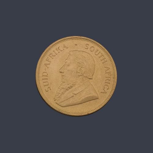  Moneda Krugerrand South África en oro de 22 K.