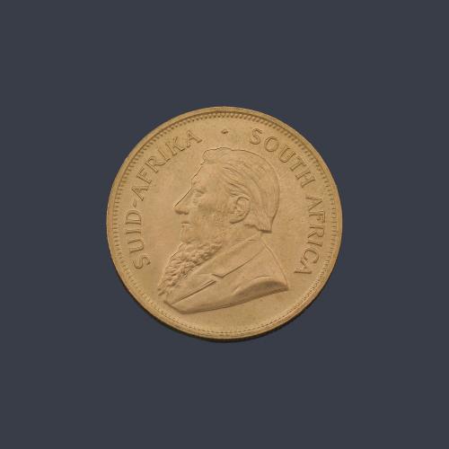  Moneda Krugerrand South África en oro de 22 K.
