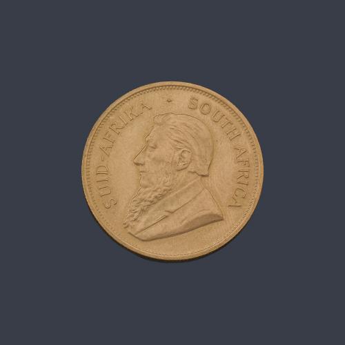  Moneda Krugerrand South África en oro de 22 K.