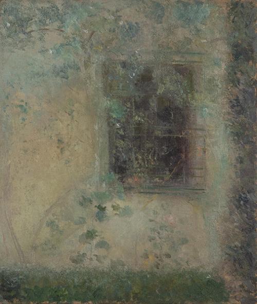 CARMEN LAFFÓN - Ventana al jardín rosa. Sevilla