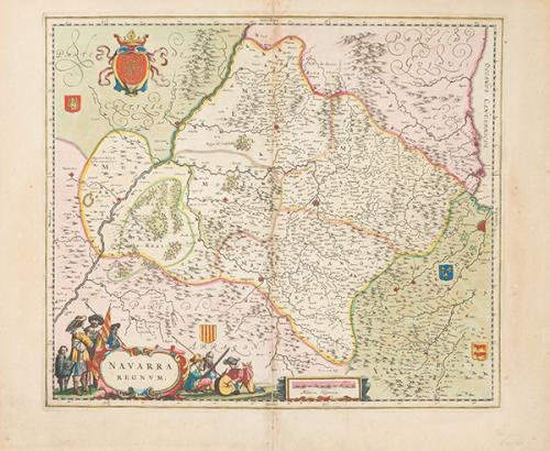 JOHANNES BLAEU - Navarra Regnum