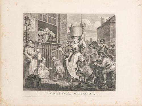  WILLIAM HOGARTH - The Enraged Musician