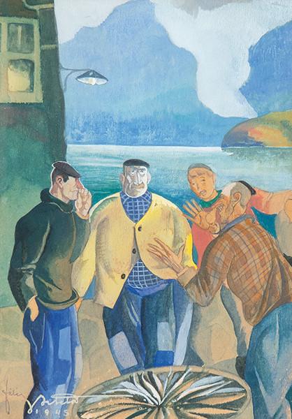 FÉLIX ARTETA ERRASTI - Reunión de marineros
