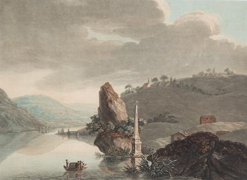  CHARLES-MELCHIOR DESCOURTIS - Monument érigé à la gloire des fondateurs de la liberté helvétique sur Lac de Lucerne