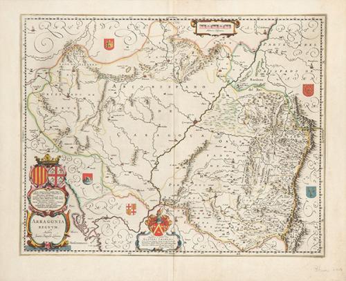  JOHANNES BLAEU - Arragonia Regnum