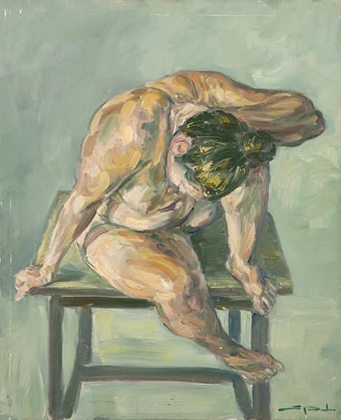 CARLOS PARDO - Desnudo sentado
