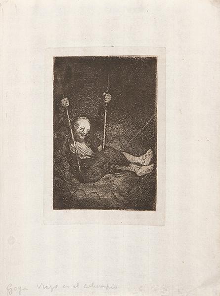  FRANCISCO DE GOYA Y LUCIENTES - Viejo columpiámdose