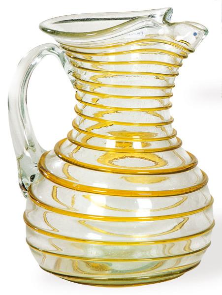  Jarra de cristal mallorquín de Gordiola modelo Espiral.