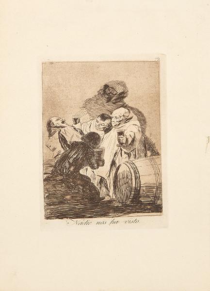  FRANCISCO DE GOYA Y LUCIENTES - Nadie nos ha visto