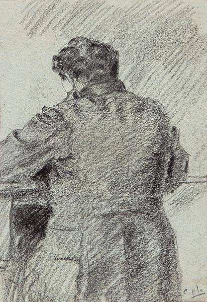  CECILIO PLA Y GALLARDO - Caballero de espaldas