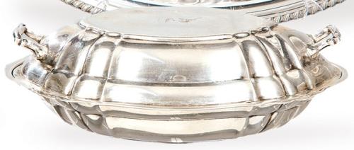  Mantenedor de plata americana punzonada Ley Sterling de Gorham, modelo Chippendale.