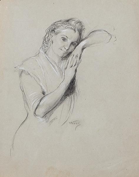  MANUEL WSSEL DE GUIMBARDA - Retrato de dama