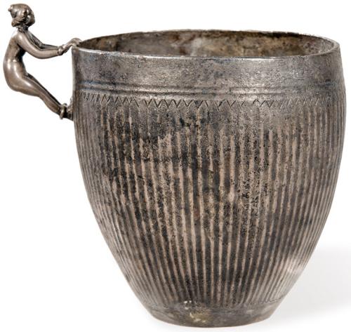  Taza de plata romana, Siglo II AC.