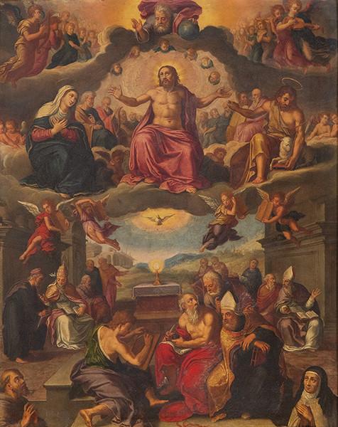  ESCUELA FLAMENCA S. XVII - Alegoría de la Eucaristía