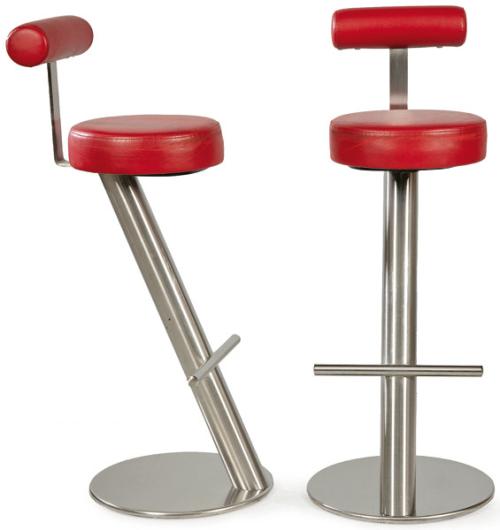  Pareja de taburetes altos de bar modelo ZX 4478, marca Pedrali 