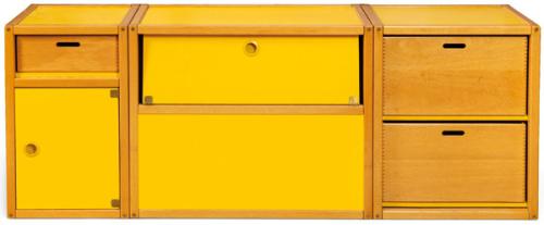  Flötotto (Gütersloh, 1906–), Profilsystem, mueble modular de almacenamiento, ca. 1970s–1980s