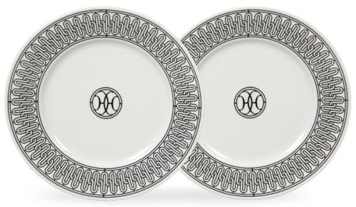  HERMÈS, París. Pareja de platos de la colección «H Déco», siglo XXI.