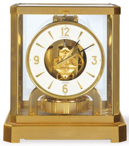  Reloj de sobremesa Atmos de Jaeger-LeCoultre, Suiza, probablemente de la década de 1970.