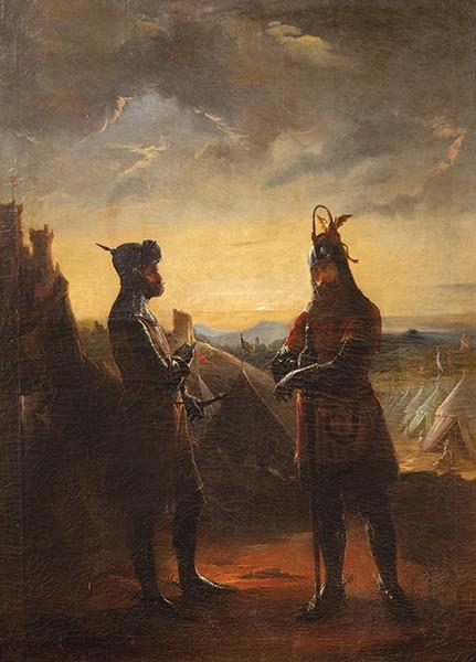  JOSE MARÍA RODRÍGUEZ DE LOSADA - Alfonso VIII de Castilla y Pedro II de Aragón antes de la batalla de las Navas de Tolosa