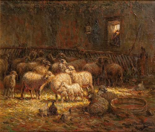  JOSÉ MORENO CARBONERO - Rebaño de ovejas
