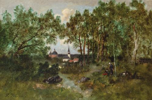  ÉMILE PAUL VERNON - Paisaje