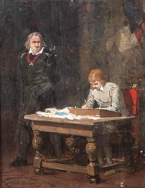  ALFRED RONNER - Cromwell y su secretario