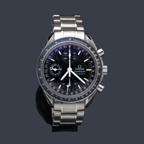  OMEGA Speedmaster de caballero con caja y brazalete en acero.