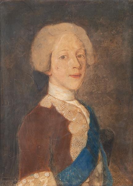  ESCUELA INGLESA S. XVIII - Retrato del príncipe Enrique Clemente Stuart