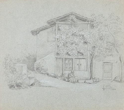  JOSÉ MARÍA URÍA Y URÍA - Escena rural