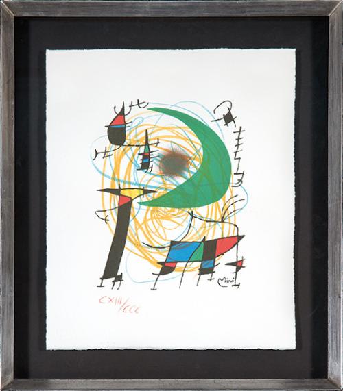  JOAN MIRÓ - La Luna Verde