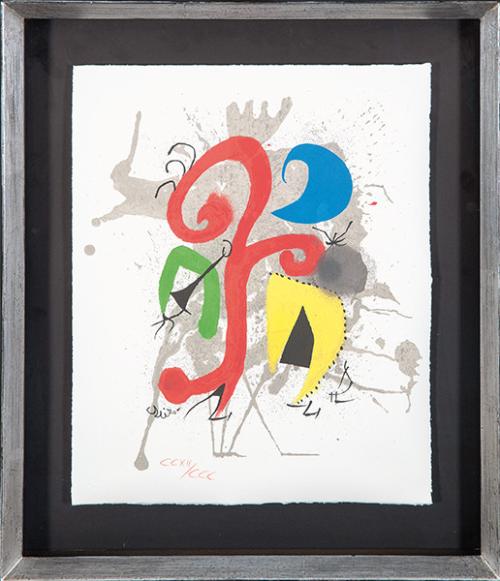  JOAN MIRÓ - Jardín a la luz de la luna