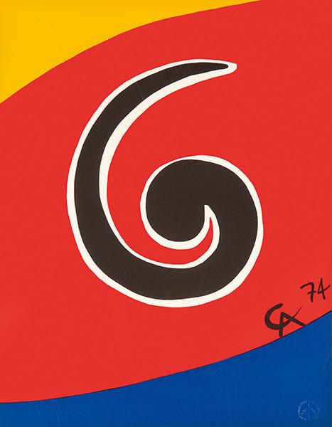  ALEXANDER CALDER - Swirl (Flying Colors Collection)
