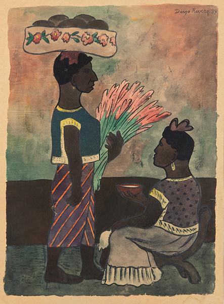  DIEGO RIVERA - Acuarelas 1935-1945 (colección Frida Kahlo)