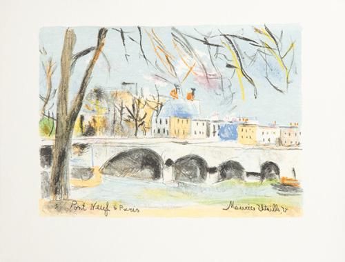  MAURICE UTRILLO - Le Pont Neuf (París Capitale)