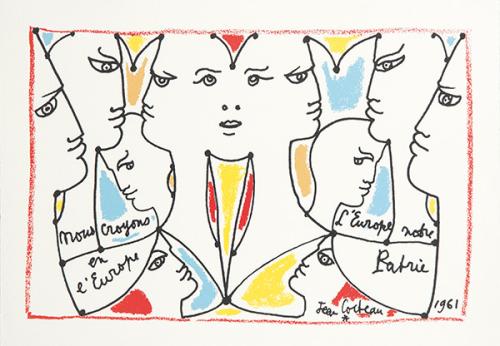  JEAN COCTEAU - L'Europe Notre Patrie