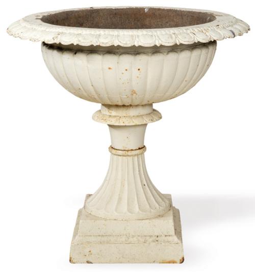  Copa de hierro colado grande jardín