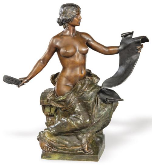  Georges Bareau (Francia 1866-1931) y Ferdinand Barbedienne fundidor (Francia 1810-1892)