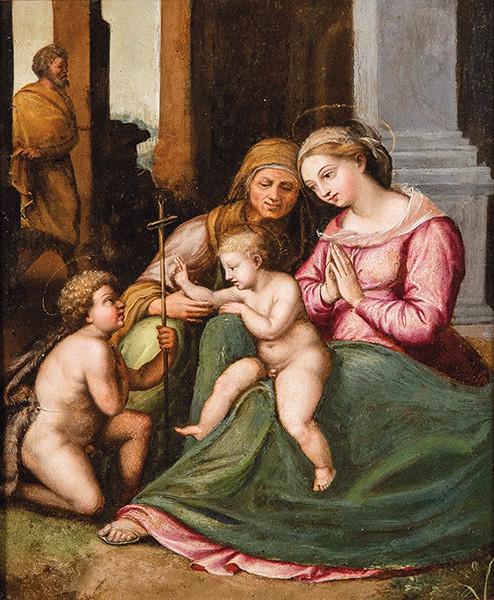  ESCUELA ITALIANA S. XVII - Madonna del Divino Amore