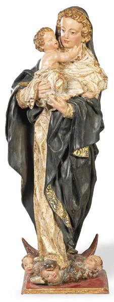  "Virgen con Niño", Escuela Valenciana S. XVII