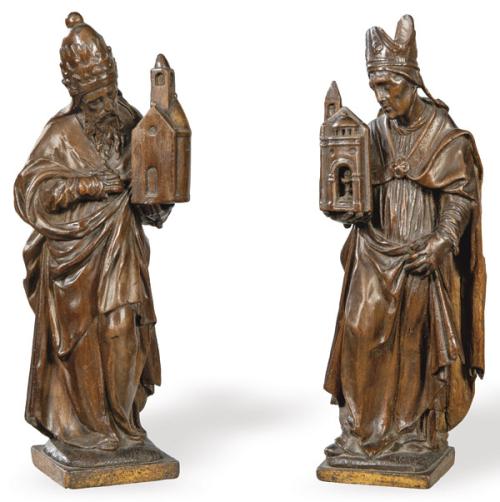  "San Gregorio Magno y Obispo Fundador de la Iglesia", Escuela Castellana S. XVII