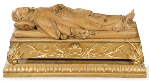  "Santa Yacente en Sepulcro" España S. XVIII