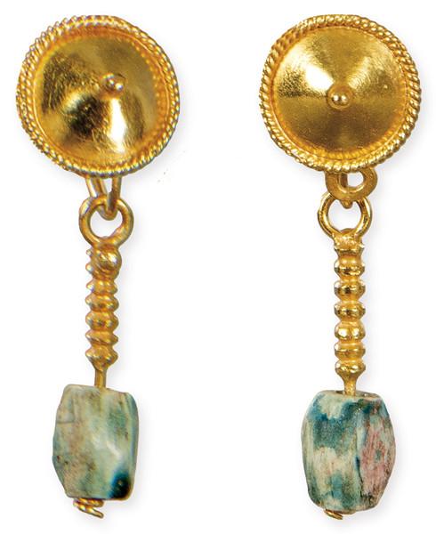  Pareja de pendientes romanos