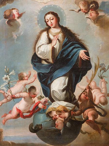  ESCUELA MADRILEÑA FNS. S. XVII - Inmaculada Concepción