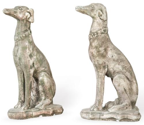  Pareja de perros de arenisca