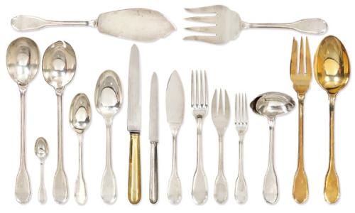  Cubertería de plata francesa de Puiforcat