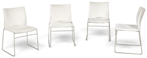  Conjunto de cuatro sillas modelo Xpresso de Herman Miller